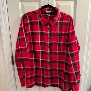 Duluth Woman red plaid shirt - xxl